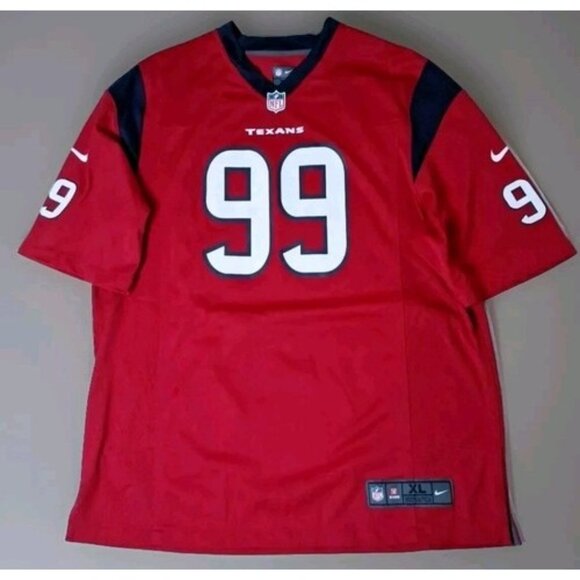 Nike NFL Jersey Texans On-field JJ Watt Battle Red 99 Houston Men's XL - Picture 1 of 9